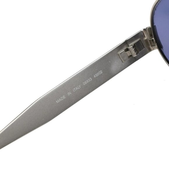 CHANEL CC Logo Sunglasses Eye Wear 06933 Metal Plastic Silver Blue Italy 63RF644 main image 9
